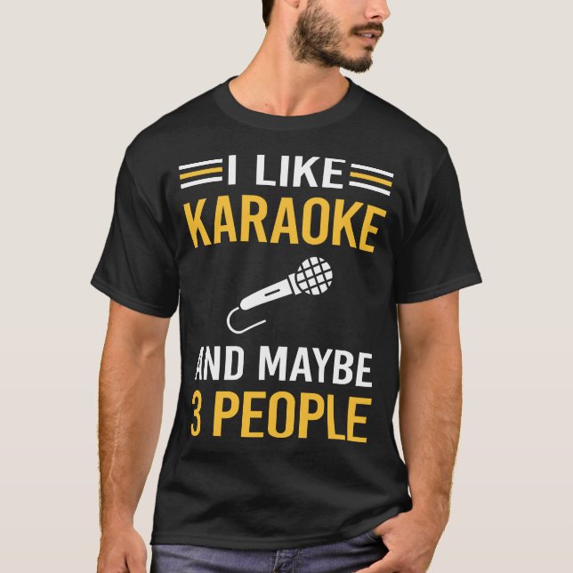 Camiseta Talvez 3 Pessoas Karaoke (Frente)