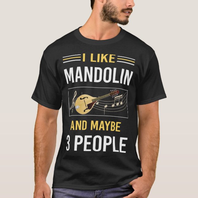 Camiseta Talvez 3 Pessoas Mandolin (Frente)