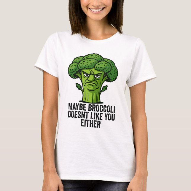 Camiseta Talvez Broccoli também não goste de você (Frente)