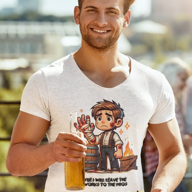 Camiseta Talvez Eu Deixe os Fogos de Artifício para os Prof (Criador carregado)