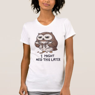 Camiseta Talvez Eu Precise de Café Mais Tarde - Humor Diver