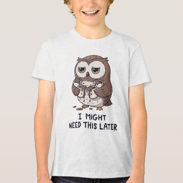 Camiseta Talvez Eu Precise de Café Mais Tarde - Humor Diver (Frente)