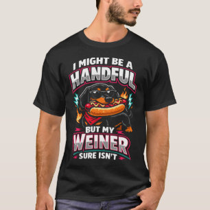 Camiseta Talvez Eu Seja Um Punhado Mas Meu Cachorrinho Com
