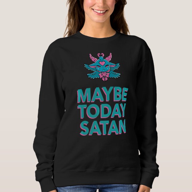 Camiseta Talvez Hoje Satã Demon do Baphomet (Frente)