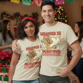 Camiseta Tamal de Natal Mexicano Envolvido em Alegria Natal