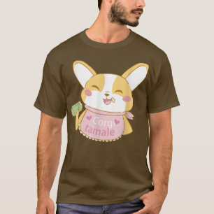 Camiseta Tamale de dama do cachorro amante da Corgi Girl