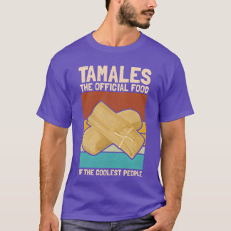Camiseta Tamales Comida Do Mais Legal Meicanamale retro