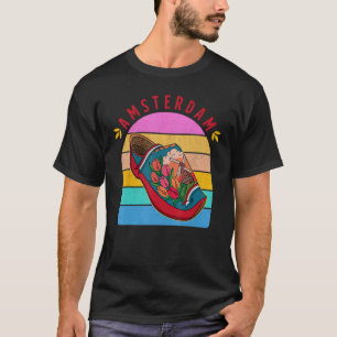 Camiseta tamancos holandeses sapatos Klomp Holanda souvenir