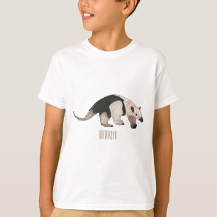 Camiseta Tamandua ilustração de desenho animado