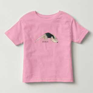 Camiseta Tamandua ilustração de desenho animado