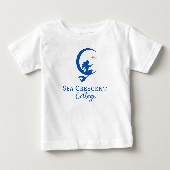Camiseta tamanho baby Casa Sea Crescent (Frente)