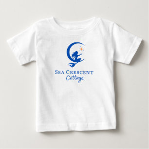 Camiseta tamanho bebê Sea Crescent Cottage