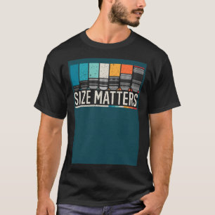 Camiseta Tamanho da lente da câmera fotográfica é important