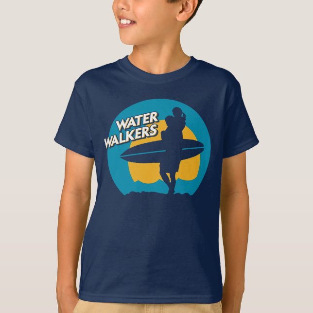 Camiseta Tamanho das meninas: Grande impressão dianteiro (Frente)