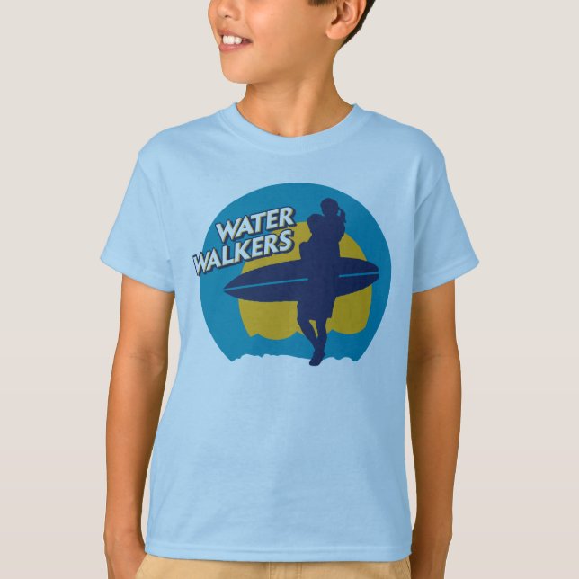 Camiseta Tamanho das meninas: Grande impressão dianteiro (Frente)