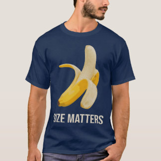 Camiseta Tamanho Importa Banana engraçado energia de pau gr