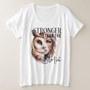 Camiseta Tamanho Mais -T-Camisa