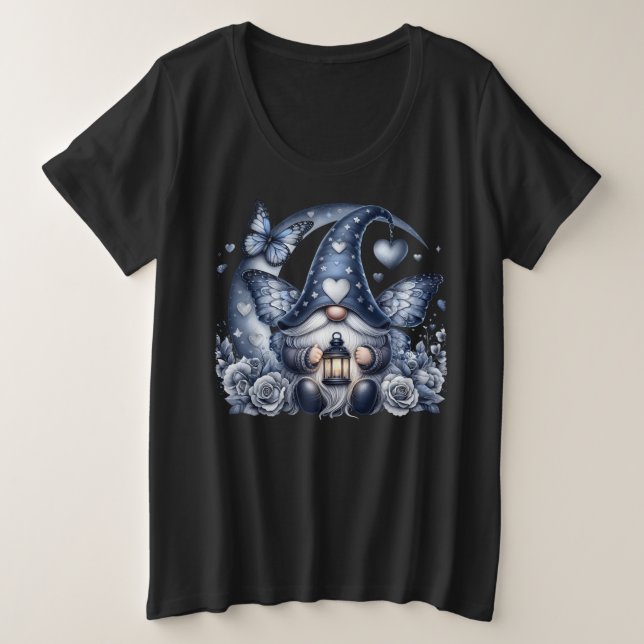 Camiseta Tamanho Mais -T-Camisa (Frente do Design)