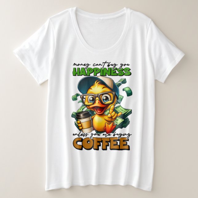 Camiseta Tamanho Mais -T-Camisa (Frente do Design)