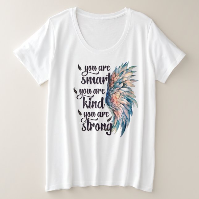Camiseta Tamanho Mais -T-Camisa (Frente do Design)
