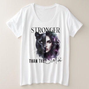Camiseta Tamanho Mais -T-Camisa