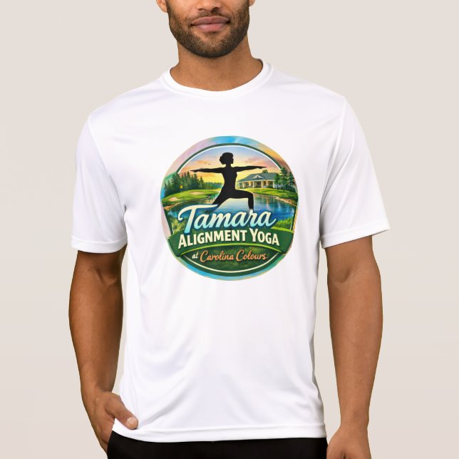 Camiseta Tamara Paquee Alinhamento Yoga (Frente)