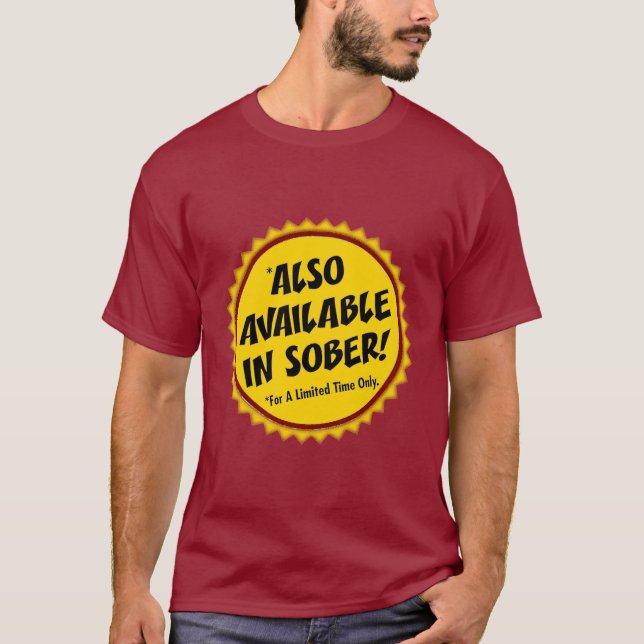Camiseta também disponível em sóbrio! (Frente)
