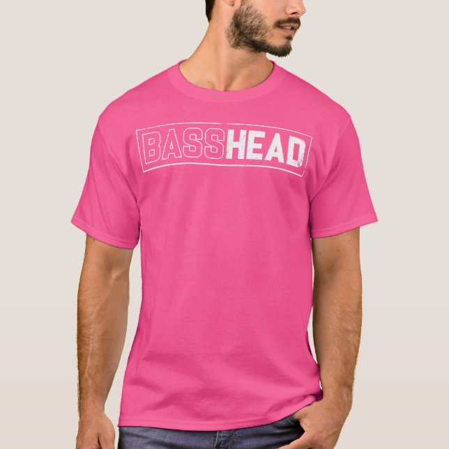 Camiseta Tambor Da Cabeça De Bass De Basshead Dubstep E Tec (Frente)