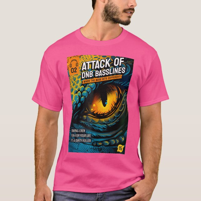 Camiseta Tambor E Bass Dnb Líquido De Dubstep (Frente)