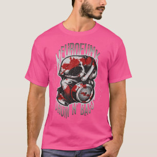 Camiseta Tambor E Bass Neurofunk Dj Espaço Tambor Elétrico