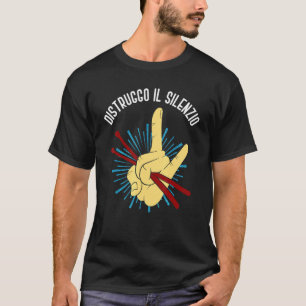 Camiseta Tambor Instrumento Musical Tambor Tambor Percussão