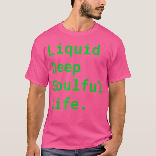 Camiseta Tambor Líquido Dnb Dnb Dnb Líquido E Bass L (Frente)