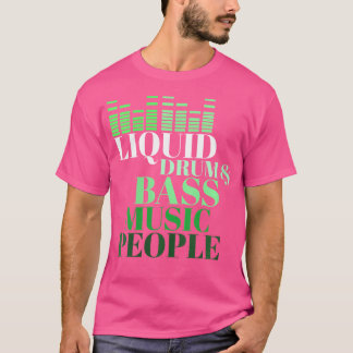 Camiseta Tambor Líquido E Bass Dubstep Para Mulheres