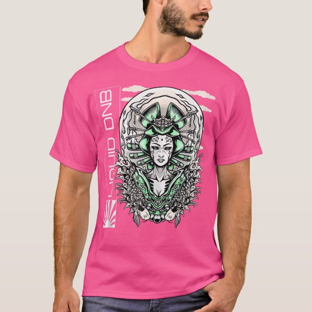 Camiseta Tambor Líquido E Cama Selvagem Edm Dnb Rave (Frente)