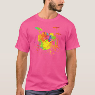 Camiseta Tambores Coloridos - Drummer