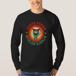 Camiseta Tambores Djembe baterista instrumento musical Áfri