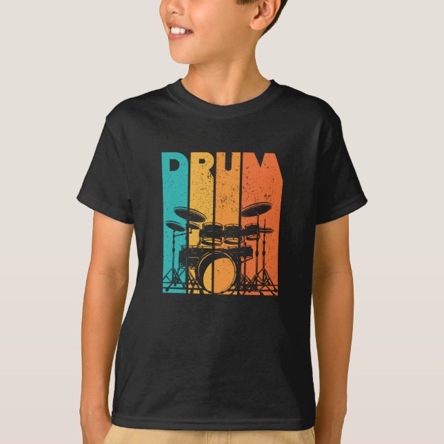 Camiseta Tambores| Presente Do Drummer Do Drummer (Frente)