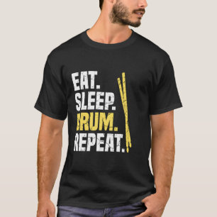 Camiseta Tambores repetitivos do tambor de latência