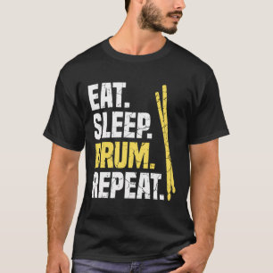 Camiseta Tambores repetitivos do tambor de latência