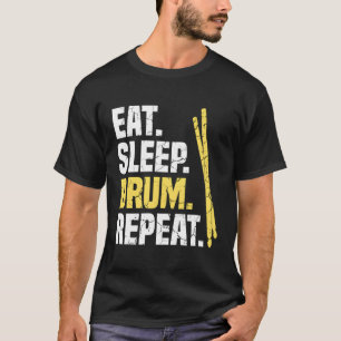 Camiseta Tambores repetitivos do tambor de latência