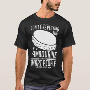 Camiseta Tambourine Instrumento Drum Player Música Iniciant