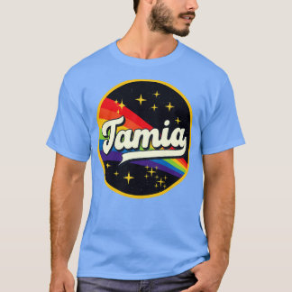 Camiseta Tamia Rainbow No Space Vintage Style