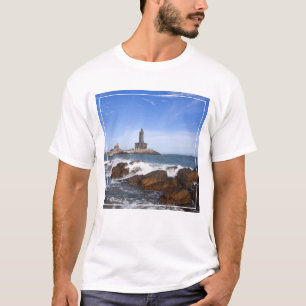 Camiseta Tamil Nadu da estátua de Thiruvalluvar do santo,