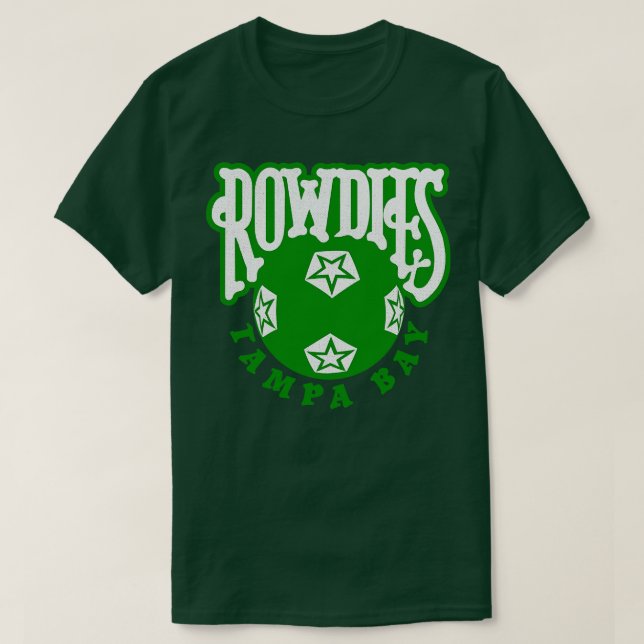 Camiseta Tampa Bay clássico Rowdies TShirt 2 (Frente do Design)