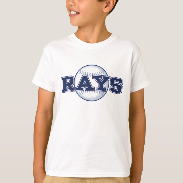 Camiseta Tampa Bay Ray da Equipe de Baseball (Frente)