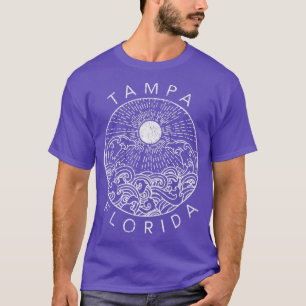Camiseta Tampa Beach Flórida VacOcean Retro Souvenir