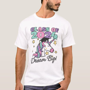 Camiseta Tampa de Graduação Unicórnio Mágico para Meninas T