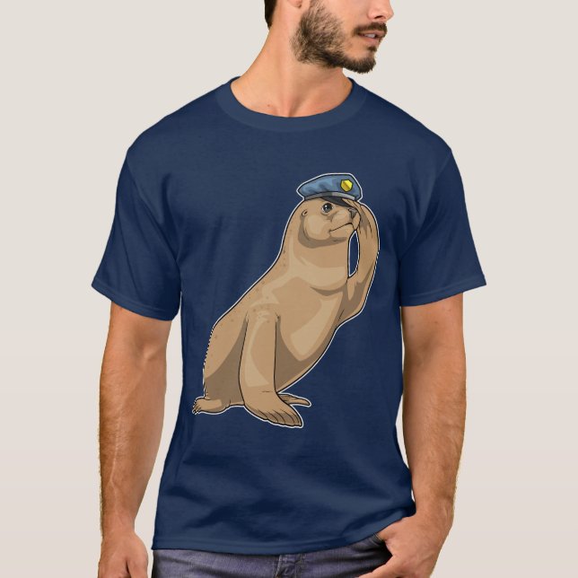 Camiseta Tampa de polícia Cop Police (Frente)