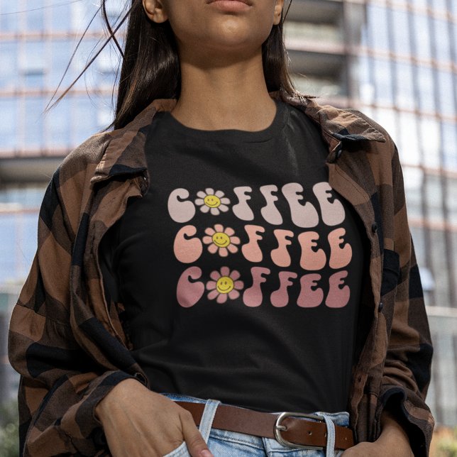 Camiseta Tampa do café retrô (Criador carregado)