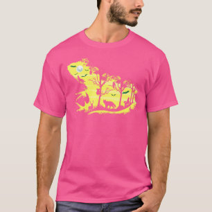 Camiseta Tampa Do sapo Facilmente Distraída Por Sapos